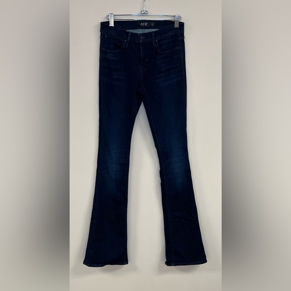 AYR Skinny Flare Dark Blue Jeans - Picture 1 of 7
